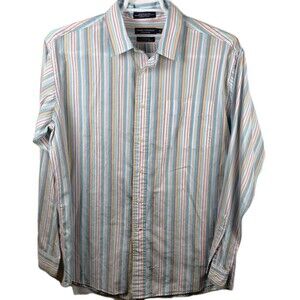 Daniel Cremieux Men’s Large Multicolored Long Sleeve Button Up Shirt